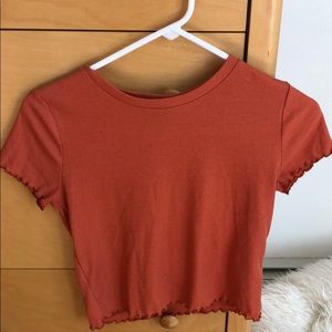 Orange Lettuce Cut Top